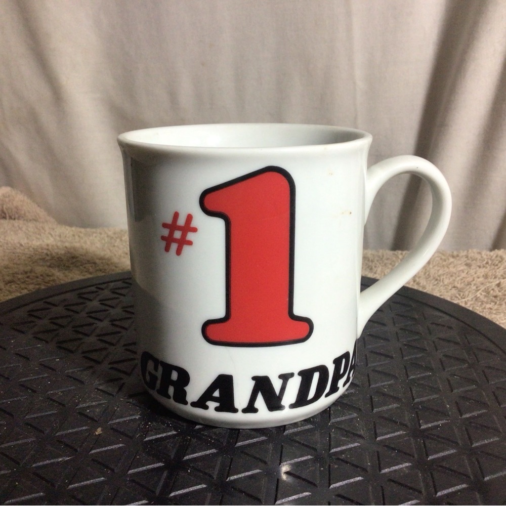 #1 GRANDPA Schmidt Brazil Porcelana Ceramic Coffee/Tea Mug pre-owned
